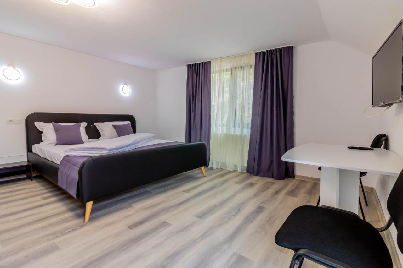 Pensiunea D & Ylan Hotell Novaci-Străini Exteriör bild