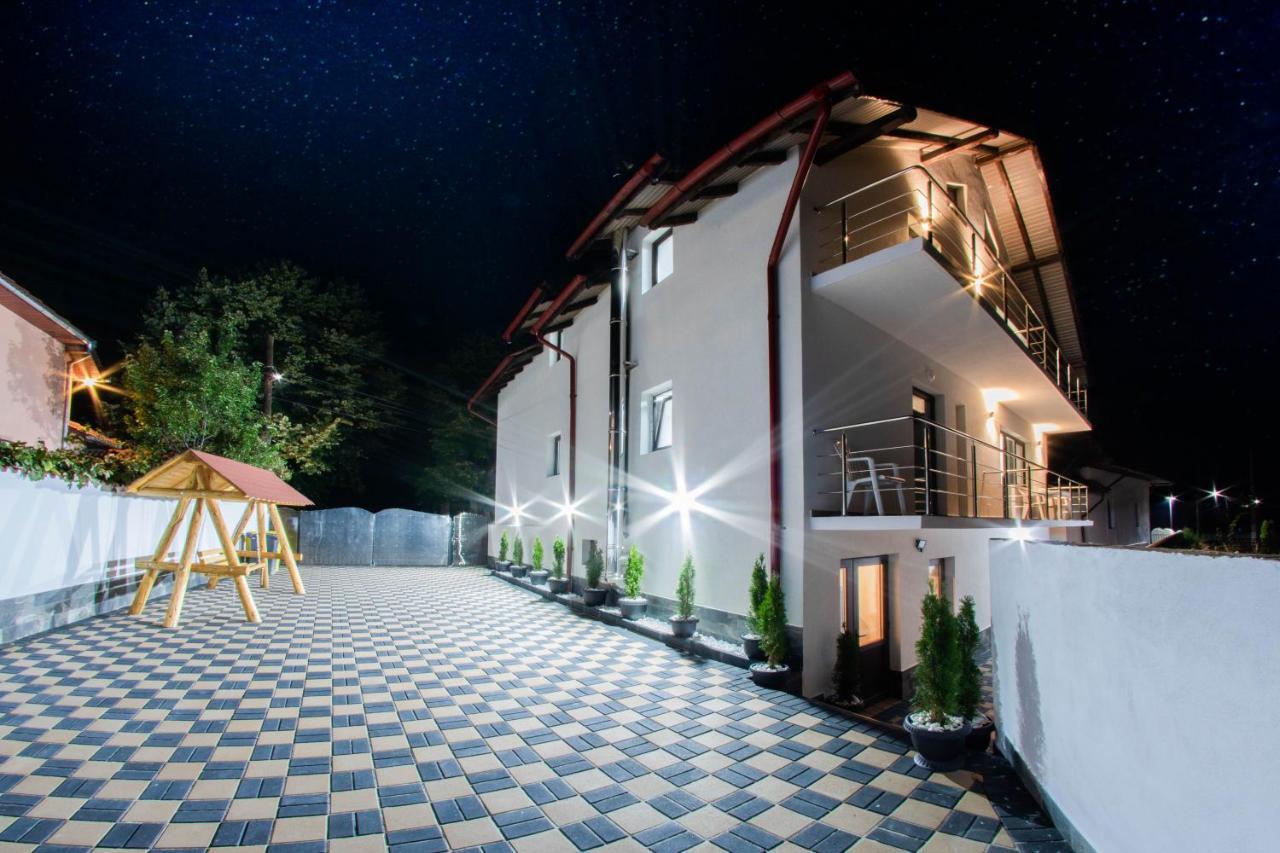 Pensiunea D & Ylan Hotell Novaci-Străini Exteriör bild
